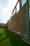 Einzäunung mit Holzelementen Einzäunung mit Holzelementen